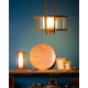 Suspension vintage en métal rouillé Ø51 cm Macao