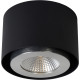 Plafonnier moderne en aluminium noir LED Nahïa