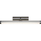 Applique moderne aluminium chromé 37 cm LED Nayla