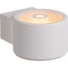 Applique moderne en métal blanc LED Naeva