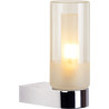Applique moderne aluminium et verre Ober