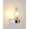 Applique moderne aluminium et verre Ober