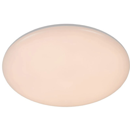 Plafonnier moderne en plastique blanc LED Ø25 cm Olier