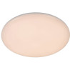 Plafonnier moderne en plastique blanc LED Ø25 cm Olier