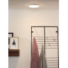 Plafonnier moderne en plastique blanc LED Ø25 cm Olier