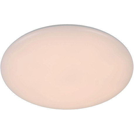 Plafonnier moderne en plastique blanc Ø40 cm Olier