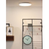Plafonnier moderne en plastique blanc Ø40 cm Olier