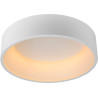 Plafonnier moderne en métal blanc LED Ø45 cm Oli