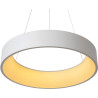 Suspension moderne métal blanc LED Ø60 cm Oli