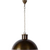 Suspension industrielle acier bronzé Ø50 cm Olga