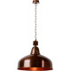 Suspension style industriel métal cuivré Ø50 cm Odon