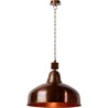 Suspension style industriel métal cuivré Ø50 cm Odon