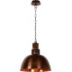 Suspension style industriel métal cuivré Ø35 cm Odon
