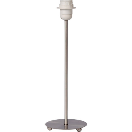 Lampe à poser moderne en métal chromé dépoli H40 cm Odoric