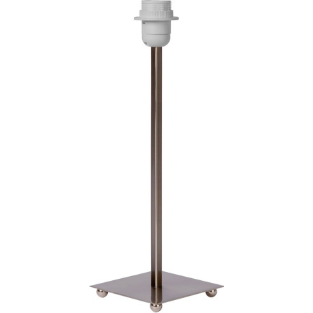 Lampe à poser moderne en métal chromé dépoli H40 cm Odorac