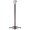 Lampe à poser moderne en métal chromé dépoli H40 cm Odorac