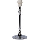 Lampe à poser moderne en métal chromé dépoli H35 cm Odoric