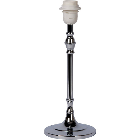 Lampe à poser moderne en métal chromé dépoli H35 cm Odoric
