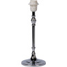 Lampe à poser moderne en métal chromé dépoli H35 cm Odoric