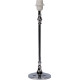 Lampe à poser moderne en métal chromé dépoli H45 cm Odoric