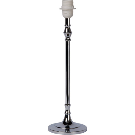 Lampe à poser moderne en métal chromé dépoli H45 cm Odoric