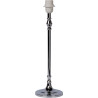Lampe à poser moderne en métal chromé dépoli H45 cm Odoric