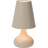 Lampe de table moderne en métal crème Anna