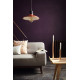 Suspension vintage en métal cuivré Ø25 cm Pascau