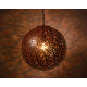 Lustre moderne en métal brun rouillé Ø40 cm Racilia