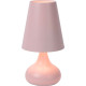 Lampe de table moderne en métal rose Anna