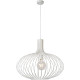 Suspension vintage en métal blanc Ø65 cm Rakel
