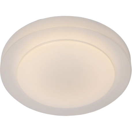 Plafonnier moderne en acrylique opalin LED Ø29 cm Sacha