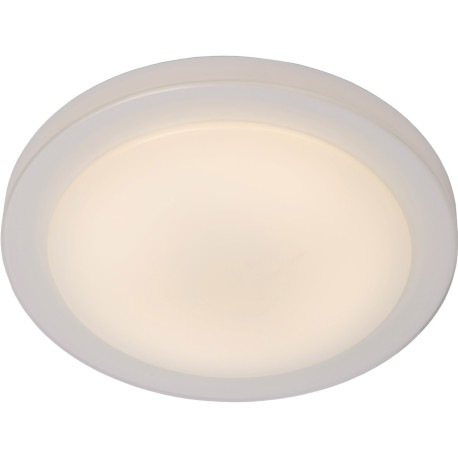 Plafonnier moderne en acrylique opalin LED Ø41,5 cm Sacha