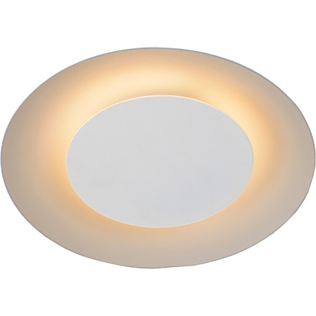 Plafonnier moderne en métal blanc LED Ø21,5 cm Sanz