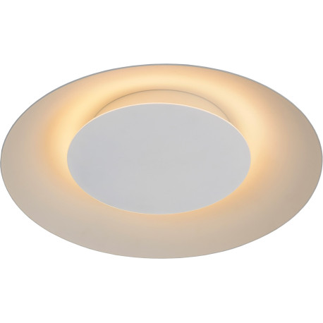 Plafonnier moderne en métal blanc LED Ø34,5 cm Sanz