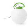 Boule lumineuse avec accroche verte Ø40 cm Tara