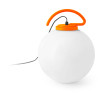 Boule lumineuse avec accroche orange Ø40 cm Tara