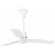 Ventilateur moderne en acier blanc Ø92 cm Tess