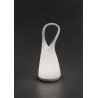 Lampe portable plastique blanc LED Urs