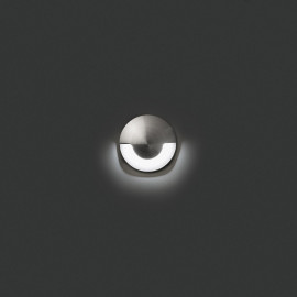 Spot LED encastrable en acier inoxydable Ø4,5 cm Valda
