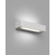 Applique moderne extérieure LED aluminium blanc Astra