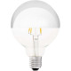 Ampoule décorative argent LED E27 4W Ø9,5 cm 400Lm