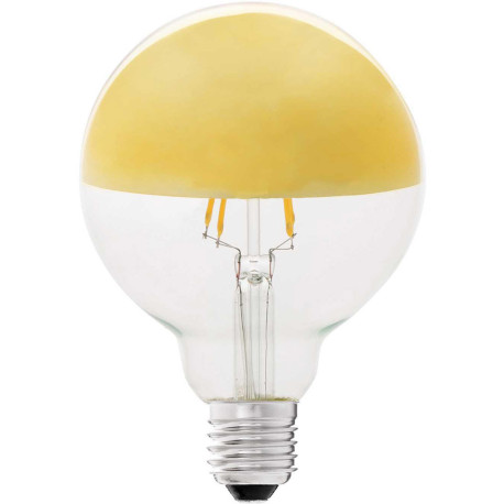 Ampoule décorative or LED E27 4W Ø9,5 cm 400Lm
