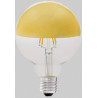 Ampoule décorative or LED E27 4W Ø9,5 cm 400Lm