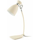 Lampe de bureau design en métal beige Mathilde