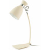 Lampe de bureau design en métal beige Mathilde