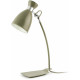 Lampe de bureau design en métal vert olive Mathilde