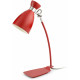 Lampe de bureau design en métal rouge Mathilde