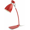 Lampe de bureau design en métal rouge Mathilde