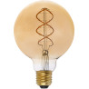 Ampoule décorative ambre LED E27 5W Ø9,5 cm 250Lm